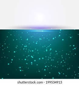 Blue card with space for your text (EPS10 Vector)