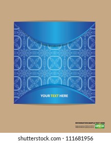 Blue card,Abstract pattern,Vector