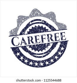 Blue Carefree rubber texture