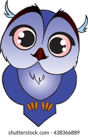 Blue Cartoon owlet