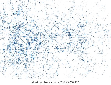 Blue cascade design material, art