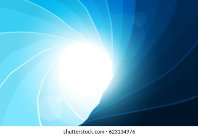 Blue cave vector wallpaper
