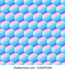 Blue cell seamless pattern (eps 10 vector file)