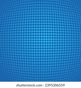 Blue centered  pop art design background with circles; centered light too help see you message better