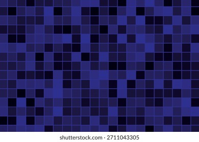 Mosaico cerâmico azul. Textura sem costura ou fundo de telhas pequenas.