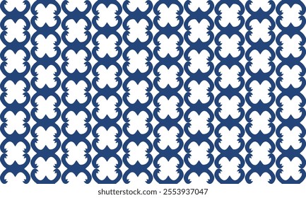 blue chain link horizontal abstract background with seamless repeat as bead curtain pattern, replete image design for fabric printing