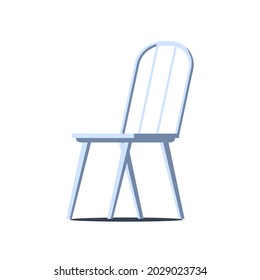 Blue Chair Vector Image isolated on white background.