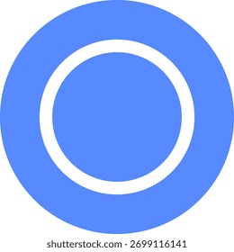 Vector azul del icono de verificación de marca de verificación.
