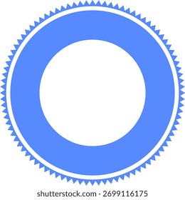 Blaues Häkchen Häkchen Überprüfung Symbol Vektor.
