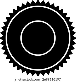 Vector azul del icono de verificación de marca de verificación.
