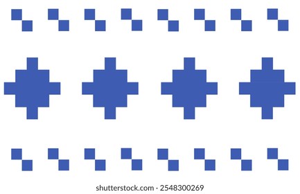 Vector de fondo azul de tablero de ajedrez Abstractas patrón sin fisuras popular patrón de cuadrícula Imprimir Japonés