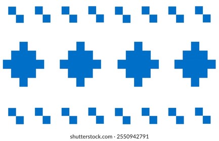 Blue Checkerboard Background Vector Abstract Seamless Pattern popular grid pattern Print Japanese