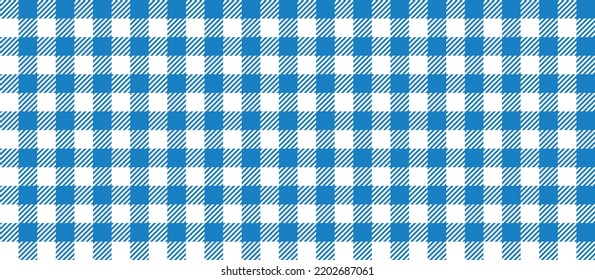 Blue Checkered Cloth Background Texture
