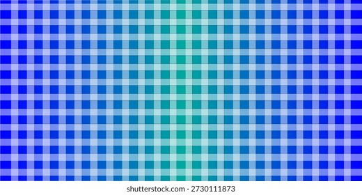 blau kariertes Muster Tischdecke Vektor