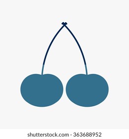 Blue Cherry, vector