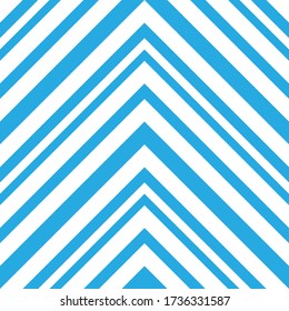 Blue Chevron diagonal striped seamless pattern background suitable for fashion textiles, graphics
