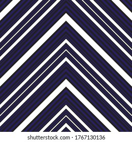 Color azul Chevron diagonal rayado fondo de patrón sin soldadura adecuado para textiles de moda, gráficos