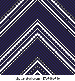 Color azul Chevron diagonal rayado fondo de patrón sin soldadura adecuado para textiles de moda, gráficos