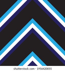 Blue Chevron diagonal striped seamless pattern background suitable for fashion textiles, graphics