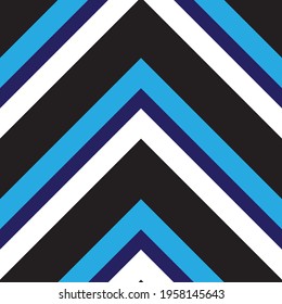 Color azul Chevron diagonal rayado fondo de patrón sin soldadura adecuado para textiles de moda, gráficos
