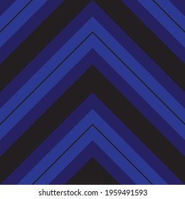 Blue Chevron diagonal striped seamless pattern background suitable for fashion textiles, graphics