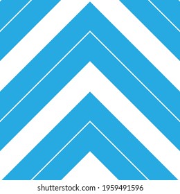 Blue Chevron diagonal striped seamless pattern background suitable for fashion textiles, graphics