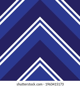 Blue Chevron diagonal striped seamless pattern background suitable for fashion textiles, graphics