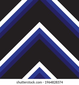 Blue Chevron diagonal striped seamless pattern background suitable for fashion textiles, graphics