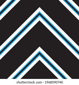 Blue Chevron diagonal striped seamless pattern background suitable for fashion textiles, graphics
