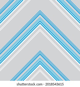 Blue Chevron diagonal striped seamless pattern background suitable for fashion textiles, graphics