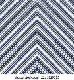 Blue Chevron diagonal striped seamless pattern background suitable for fashion textiles, graphics