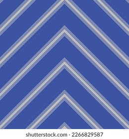 Color azul Chevron diagonal rayado fondo de patrón sin soldadura adecuado para textiles de moda, gráficos