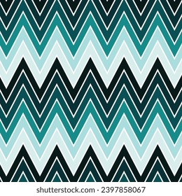 Blue chevron pattern design vector illustration. Trendy zigzag pattern.
