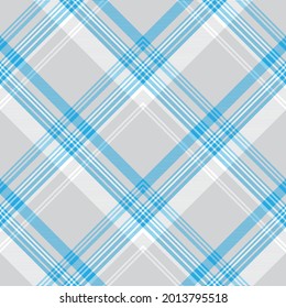 Blue Chevron Plaid Tartan textured Seamless pattern design suitable for fashion textiles and graphics