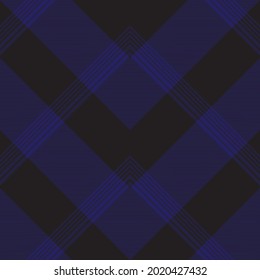 Blue Chevron Plaid Tartan textured Seamless pattern design suitable for fashion textiles and graphics