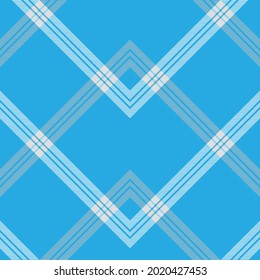 Blue Chevron Plaid Tartan textured Seamless pattern design suitable for fashion textiles and graphics