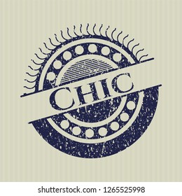 Blue Chic rubber texture