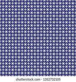 Blue China Seamless Pattern - Blue And White Repeating Pattern Design Inspired By China