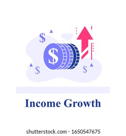 Blue chip company, fast financial growth, quick business revenue increase, successful investment strategy, high interest, asset allocation, hedge fund profit