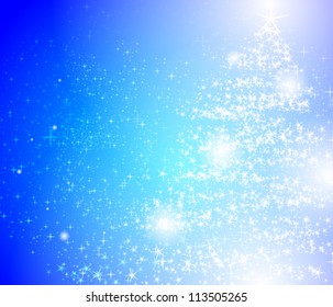 Blue christmas background