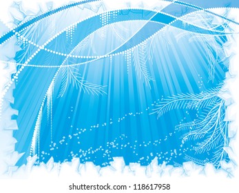 Blue Christmas background