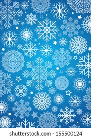 Blue christmas background