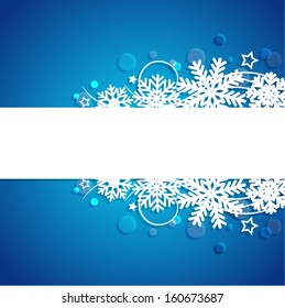 Blue christmas background
