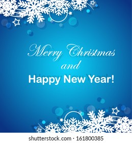 Blue Christmas background
