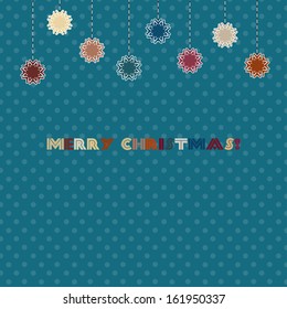 Blue christmas background 