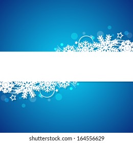Blue christmas background
