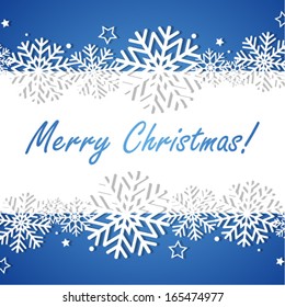 Blue christmas background