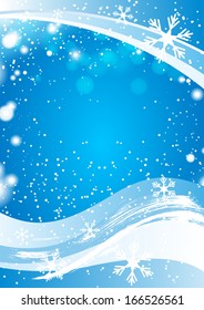 Blue Christmas Background