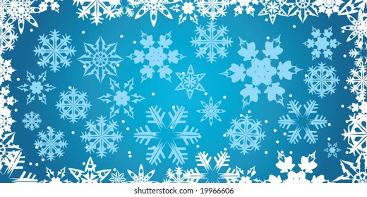 Blue christmas background