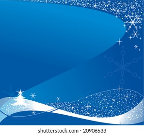 blue christmas background